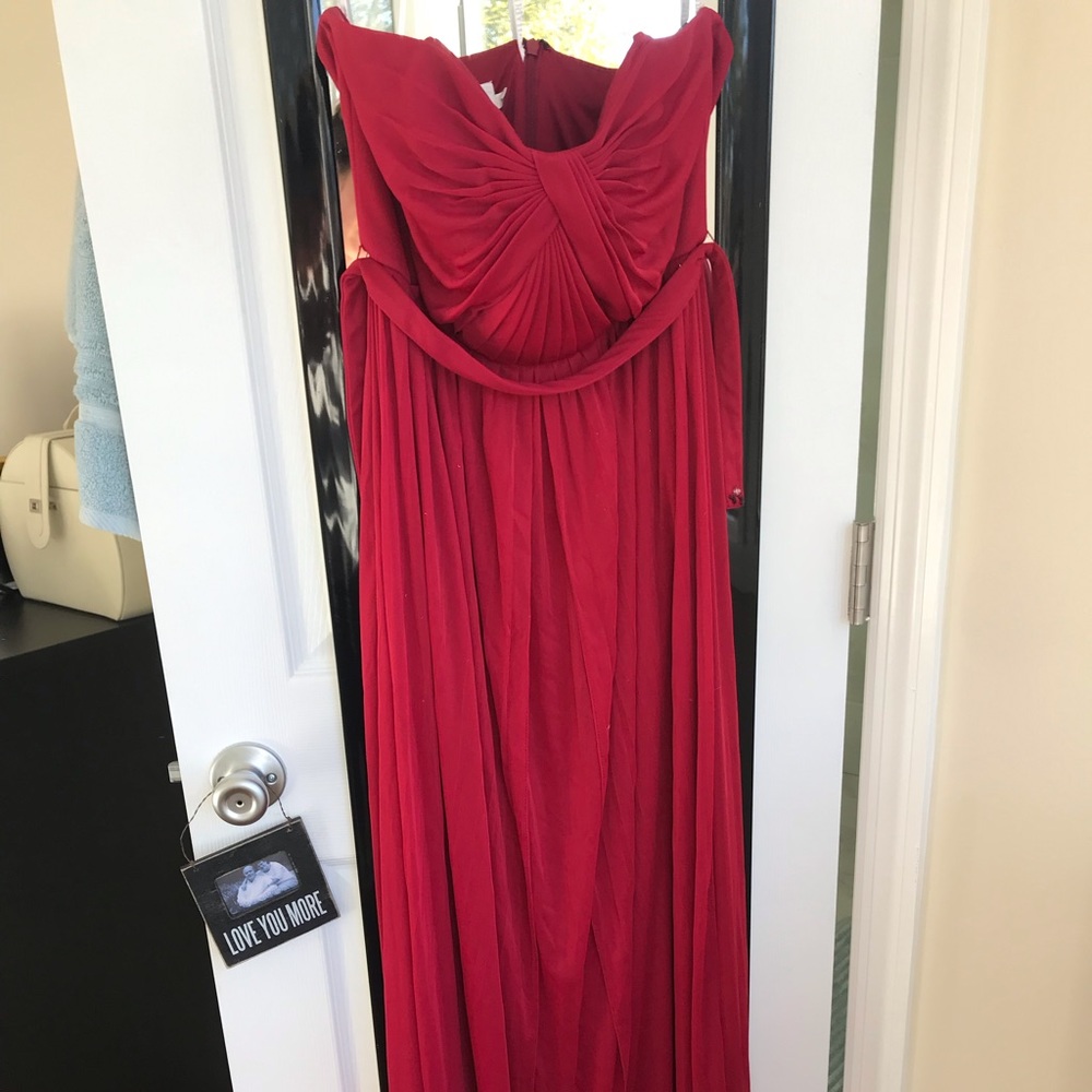 David’s bridal bridesmaid dress
